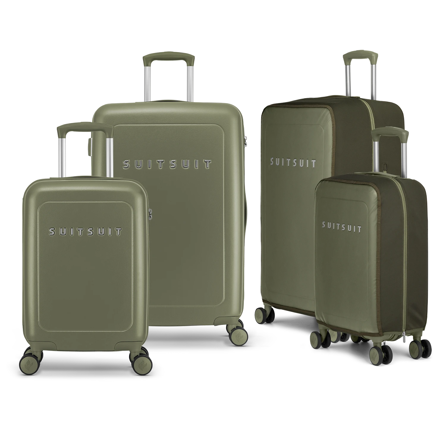 Natura - Dark Olive - Safe Travels Set (20/28 INCH)