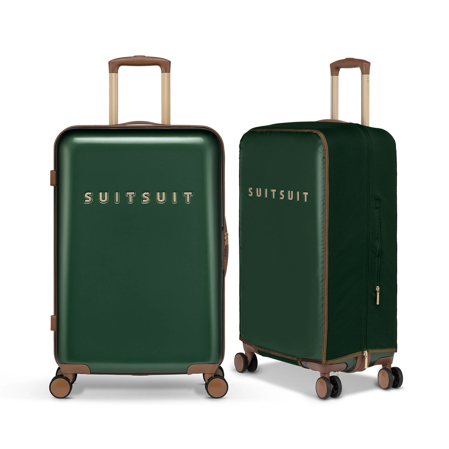 Fab Seventies Classic - Beetle Green - Safe Travels Set (24 INCH)