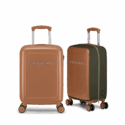 Natura - Maroon Oak - Safe Travels Set (20 INCH)