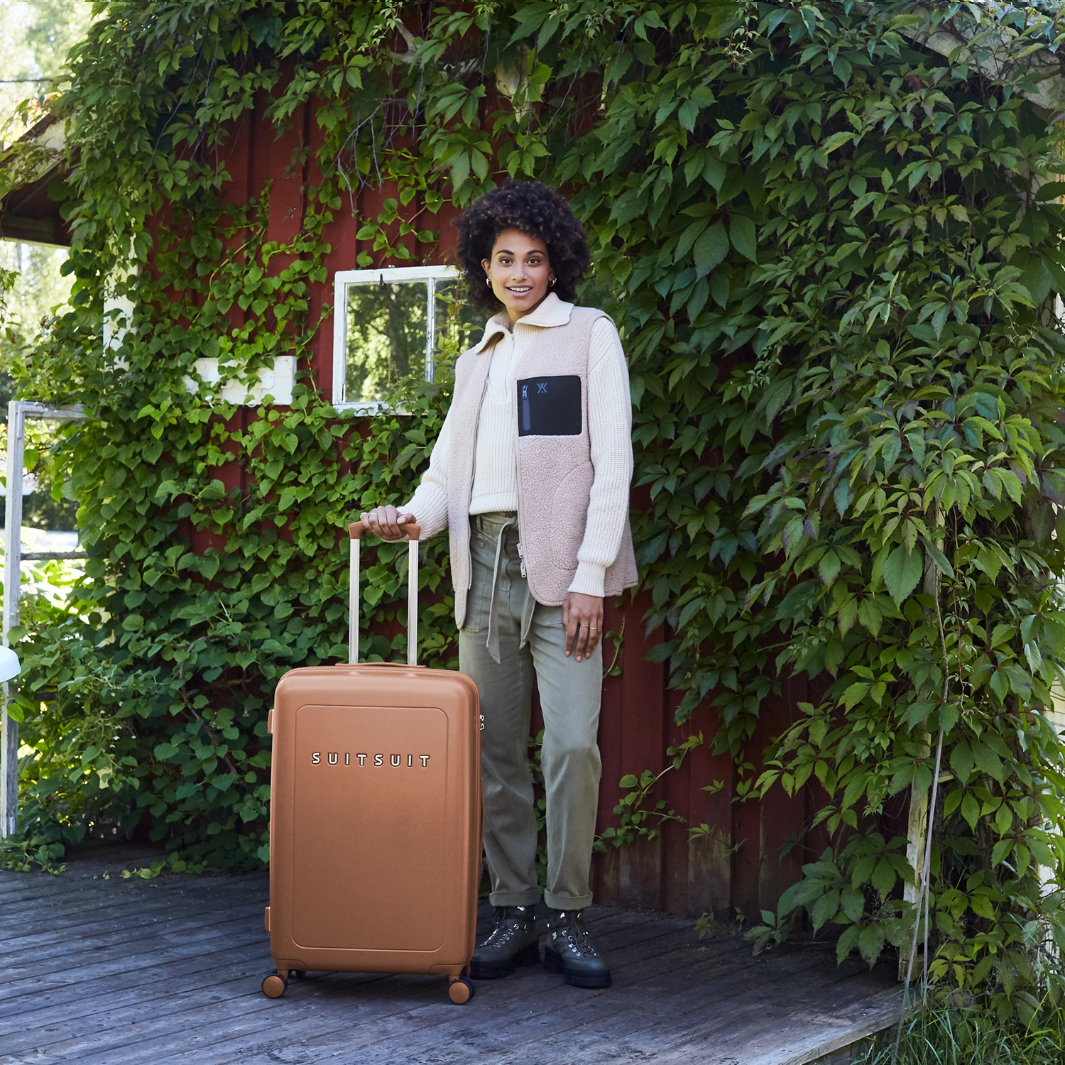 Natura - Maroon Oak - Safe Travels Set (28 INCH) - Image 2